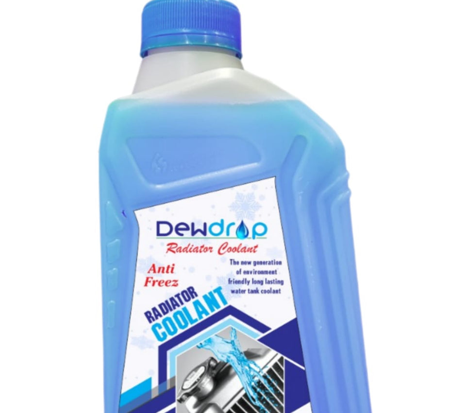 Dewdrop Anti Freeze Radiator Coolant Blue 1 liter – CAR GLAMS