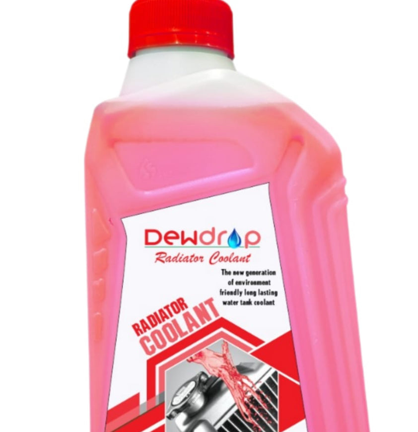 Dewdrop Anti Freeze Radiator Coolant Red 1 Liter – CAR GLAMS