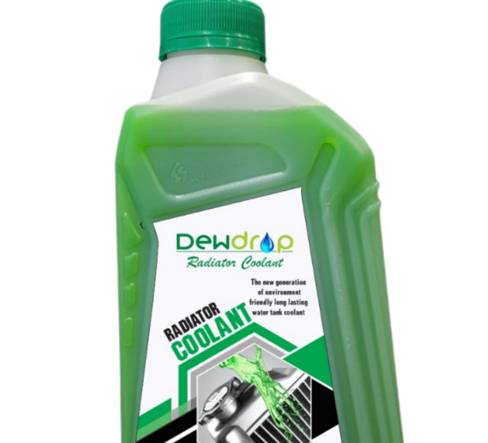 Dewdrop Anti Freeze Radiator Coolant Green 1 Liter – CAR GLAMS