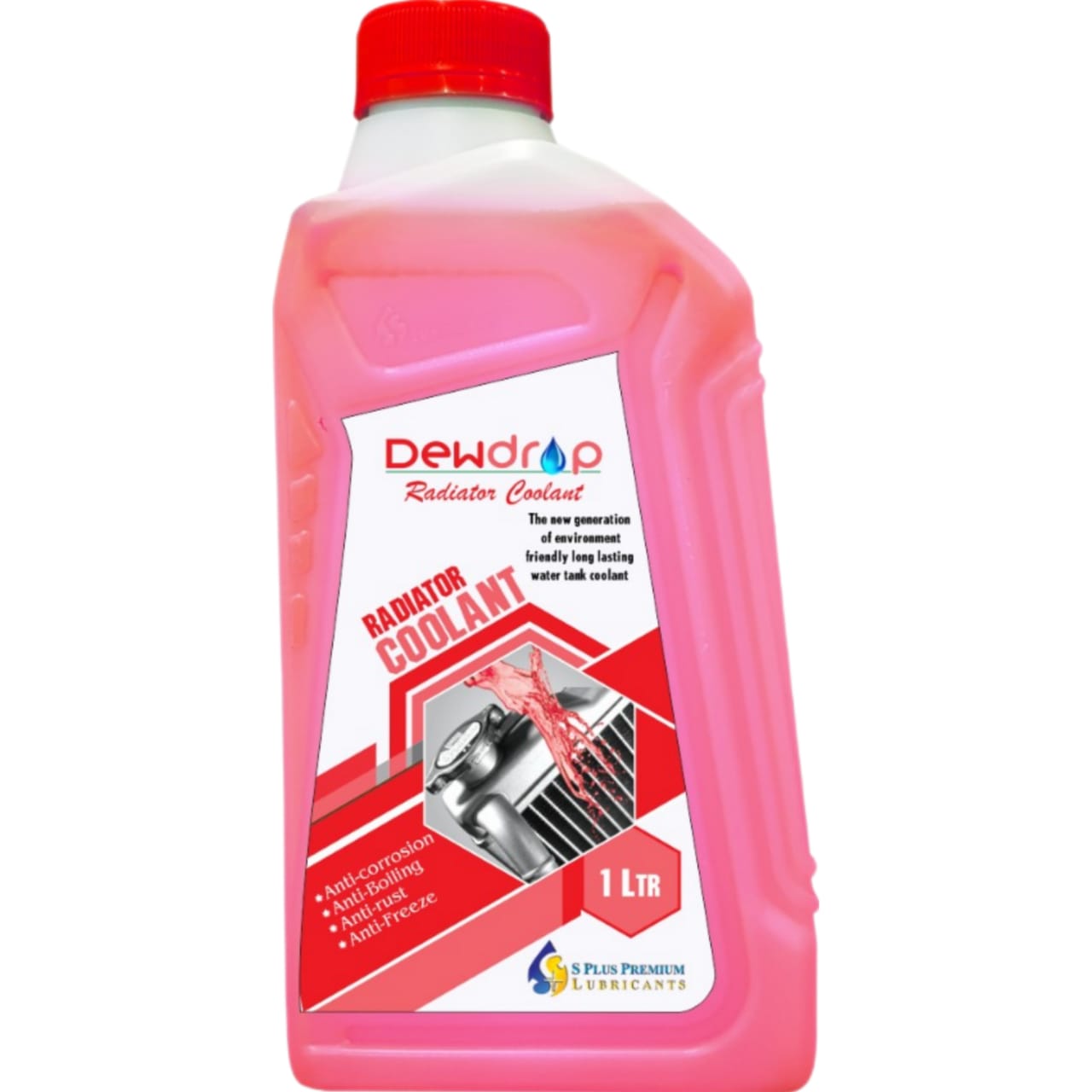 Dewdrop Anti Freeze Radiator Coolant Red 1 Liter β CAR GLAMS