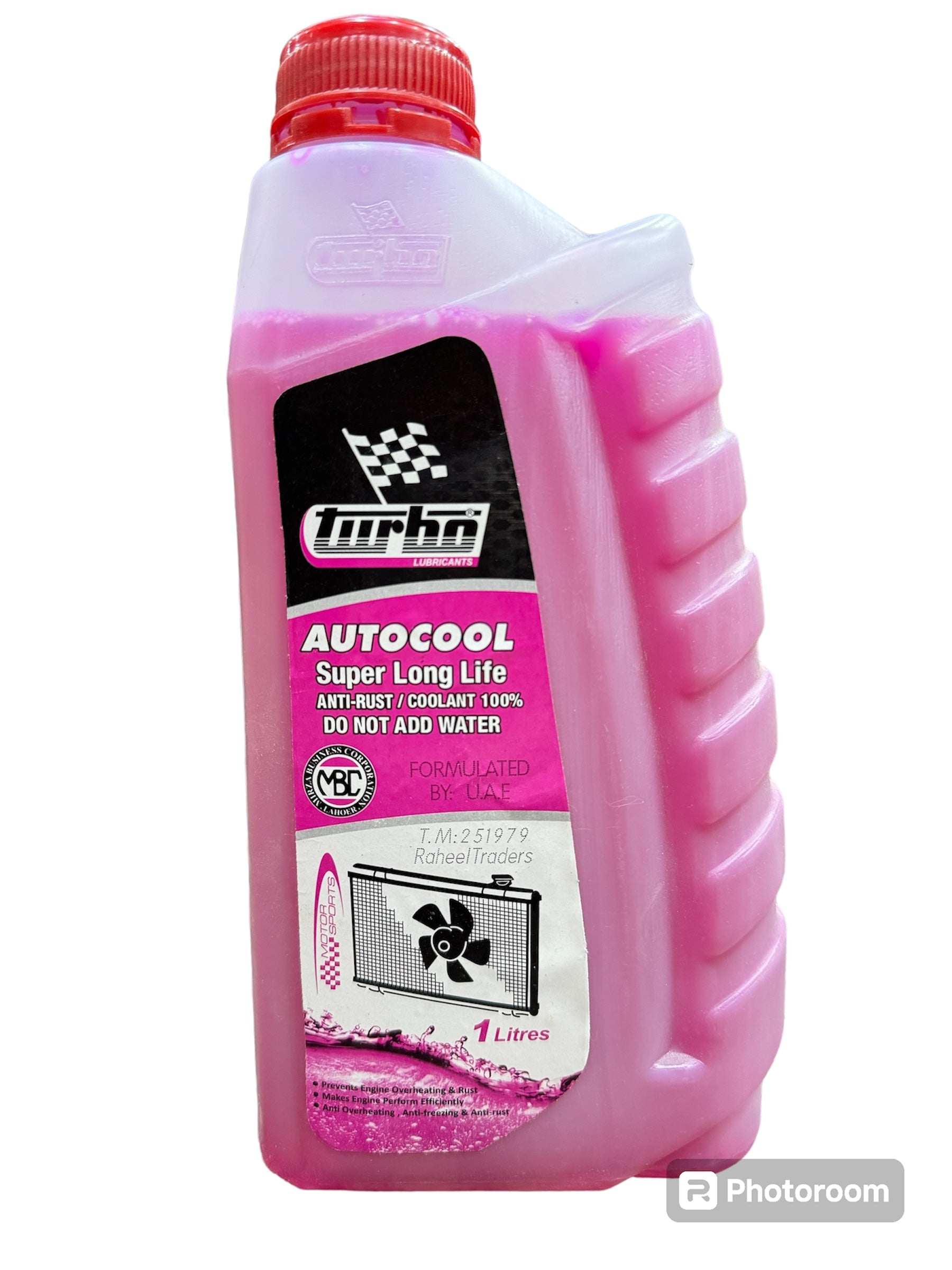 Turbo Anti Rust Radiator Coolant Red 1 Liter – CAR GLAMS