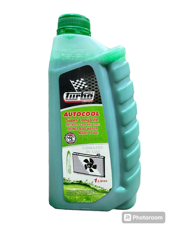 Turbo Anti Rust Radiator Coolant Green 1 Liter – CAR GLAMS